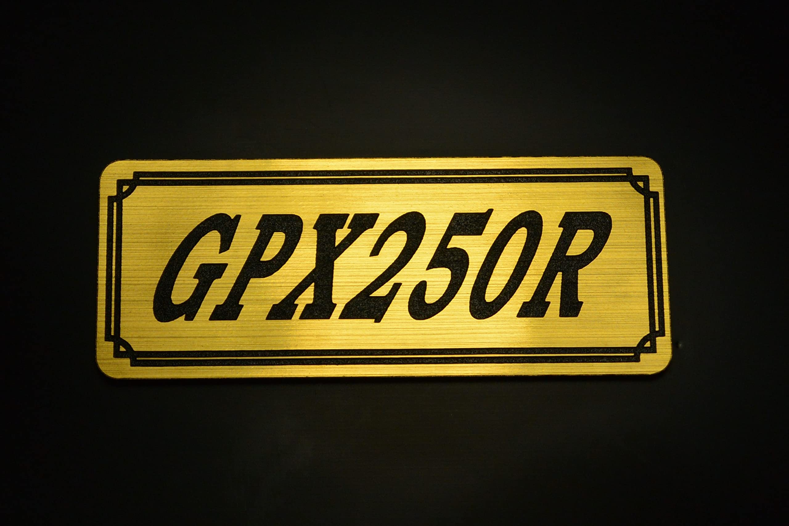 Amazon.co.jp: E-52-1 GPX250R 金/黒 オリジナル ステッカー タンク
